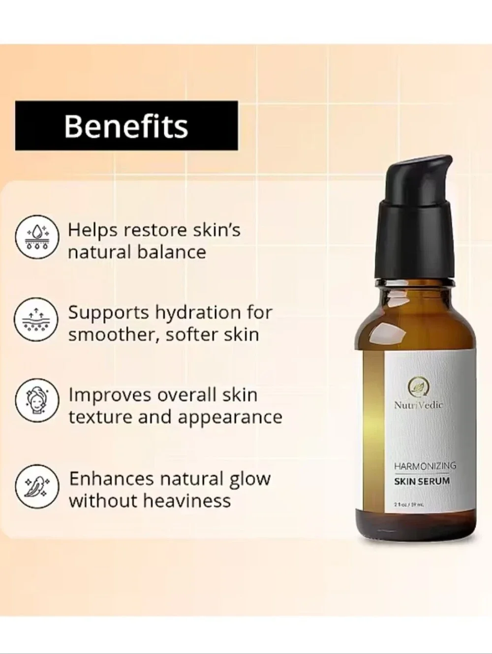 Harmonizing Skin Serum, Brand New Never Opened, MSRP $110, NutriVedic 2 Oz, USA